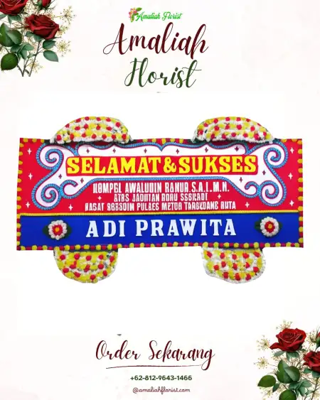 Papan Bunga Ucapan Selamat Sirnajaya